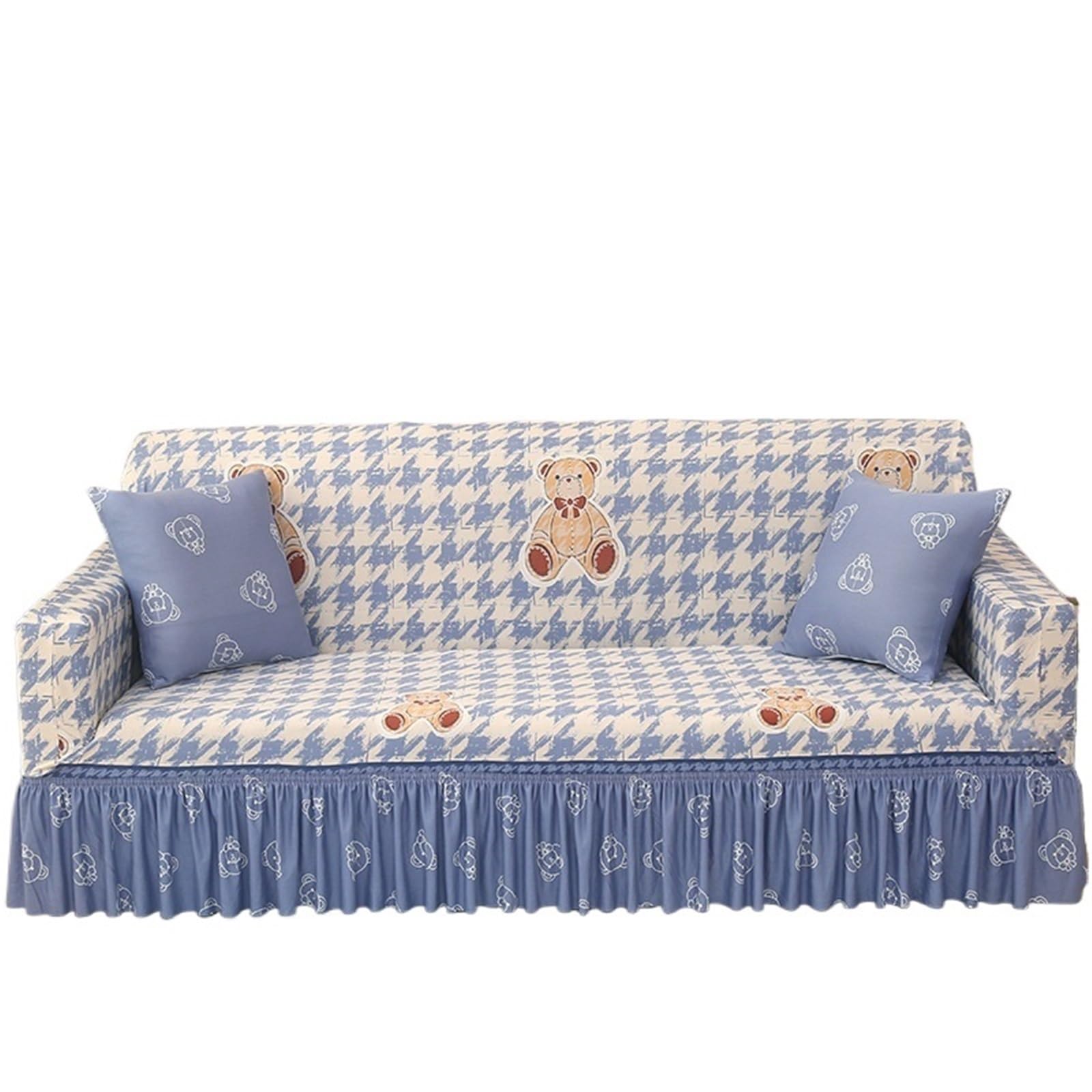 Housse de canapé Tissu Art pour salon chaleureux protection extensible 90-140cm