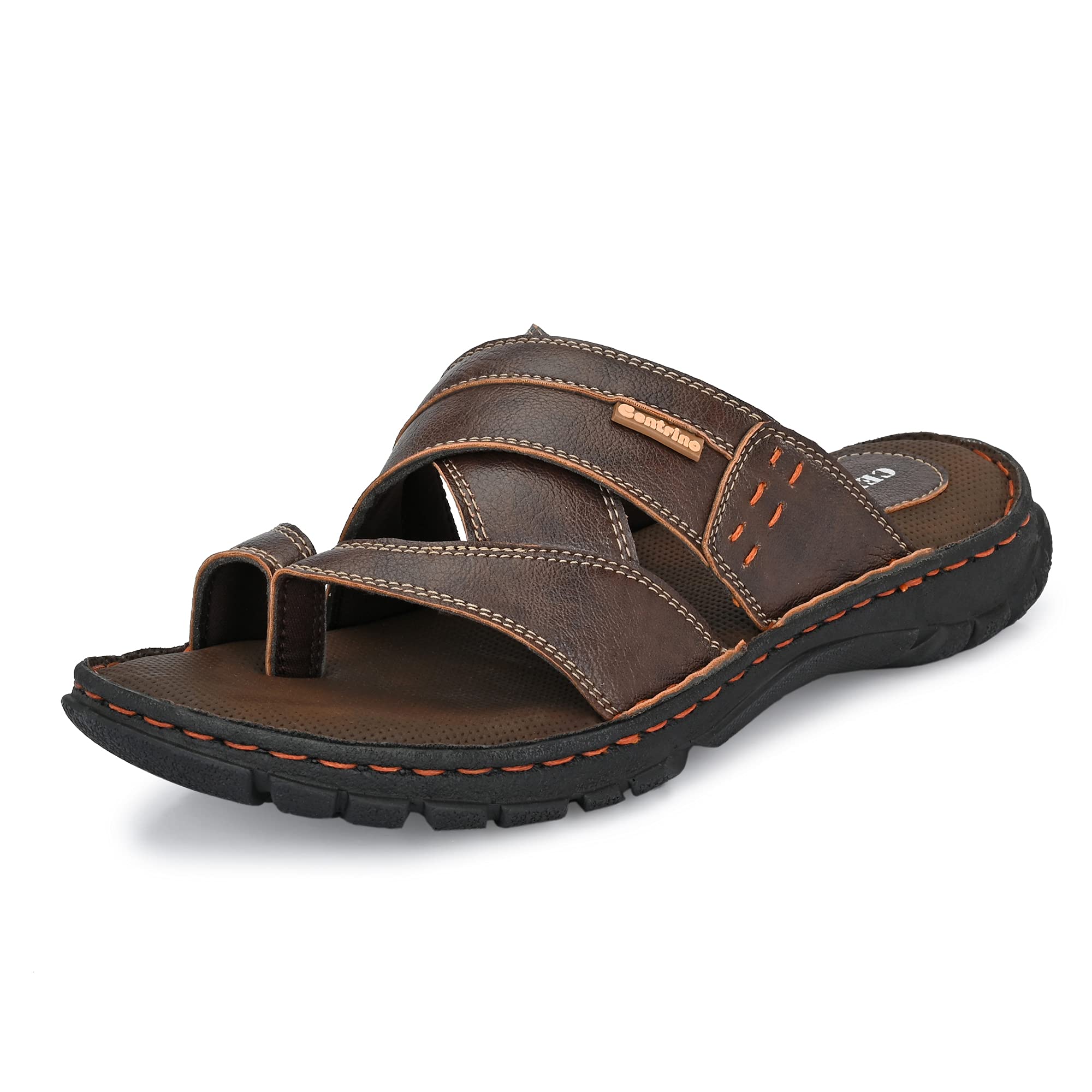 Mens Flip-Flops,Classical Thong Lightweight Quick-dry, Heavy Density for Arch Support Comfort, Hand Stitched Chappal (3668)-image-40