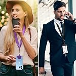 CACOE Phone Lanyard 2 Pcs Adjustable Neck Strap,4 Pcs Patches, Universal Crossbody Multifuctional Patch Polyester Cell Phone Lanyards Compatible with Most Smartphones | 2 Adjustable Neck Strap,4 Patches,Multifuctional Universal Crossbody Cell Phone L