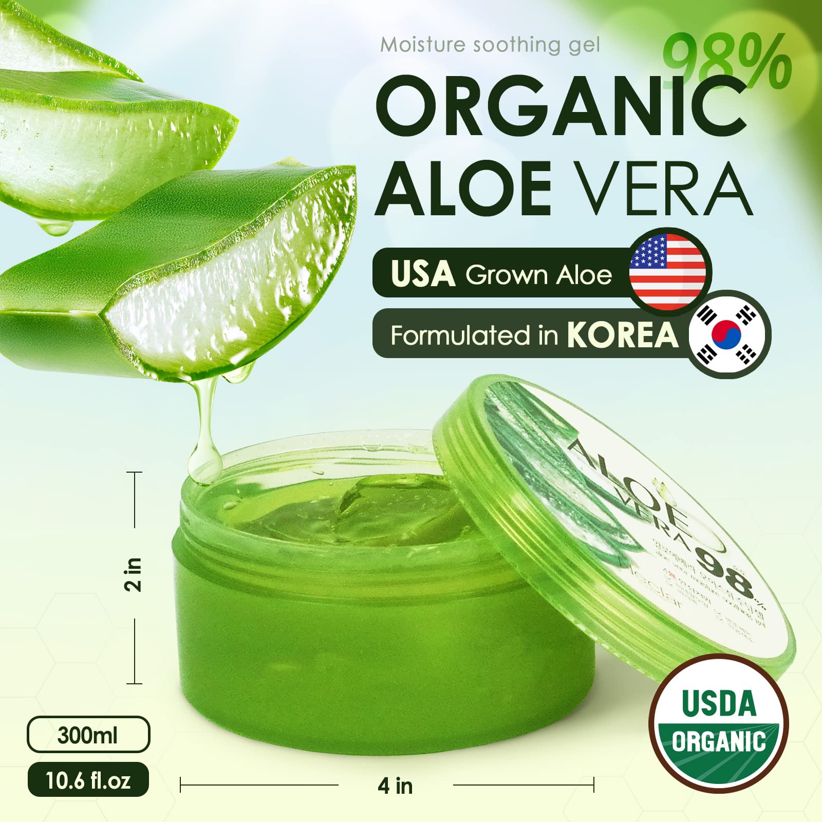 Buy NECLAR Pure Organic Aloe Vera Gel Aloe Vera Soothing gel Aloe