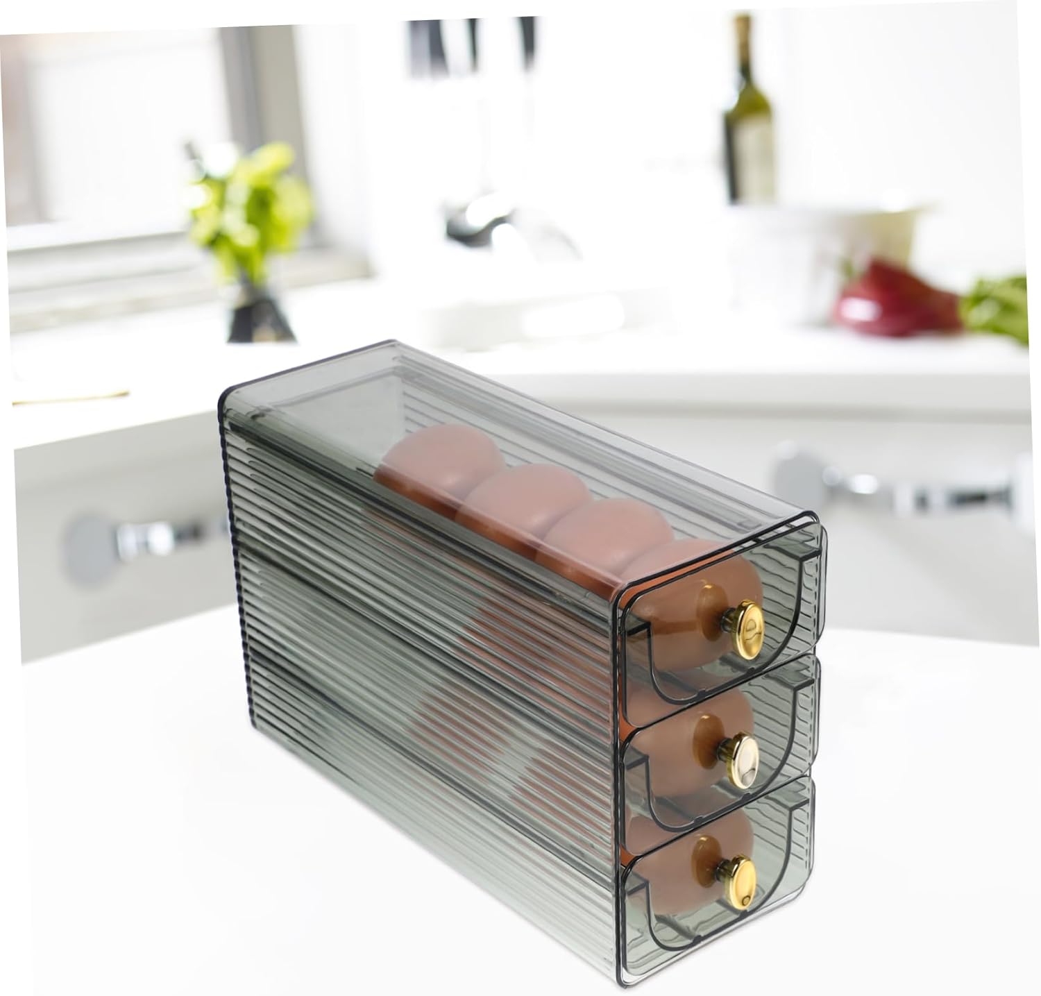 ARTIBETTER Household Dispenser Rolling -grade Storage Organizer for Refrigerator for Kitchen Easy to Use and Install