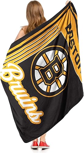 Miniatura 3 de Northwest NHL Boston Bruins - Manta de microfibra de 46 x 60 pulgadas