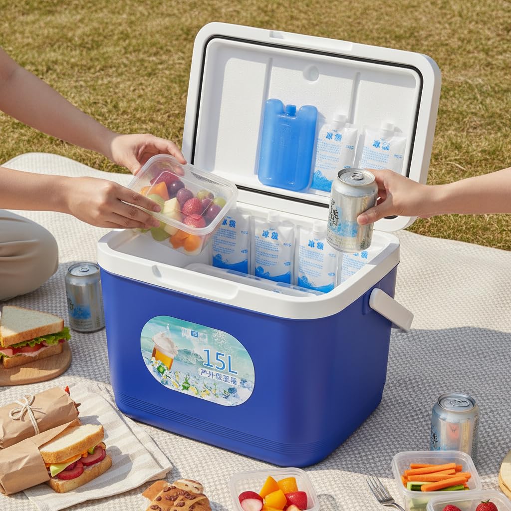 Glacière Rigide Isotherme en Plastique pour Camping et Pique-Nique, pour Les s - pour Les Sorties