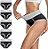 wirarpa Women's Cotton Underwear High Waist Briefs Ladies Soft Comfortable Panties 5 Pack (Regular & Plus Size)