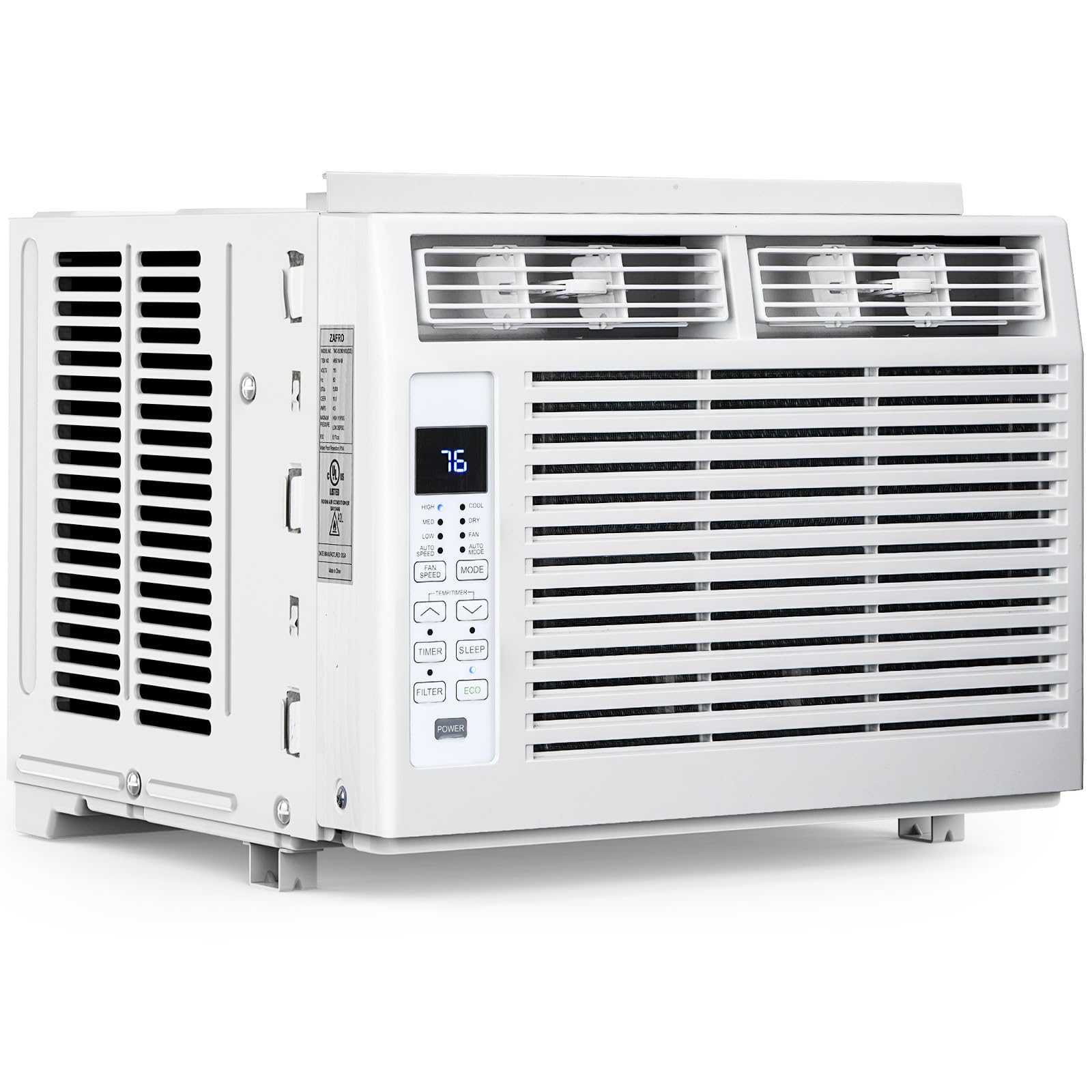Photo 1 of ** sold as is no refund/return** Electactic 6,000 BTU Window Air Conditioner, Window AC Unit with Cooling, Dry Function, 4 Fan Speeds, 24H Timer & Sleep Mode, Cools Up to 250 Sq.ft for Bedroom, Living Room, Office