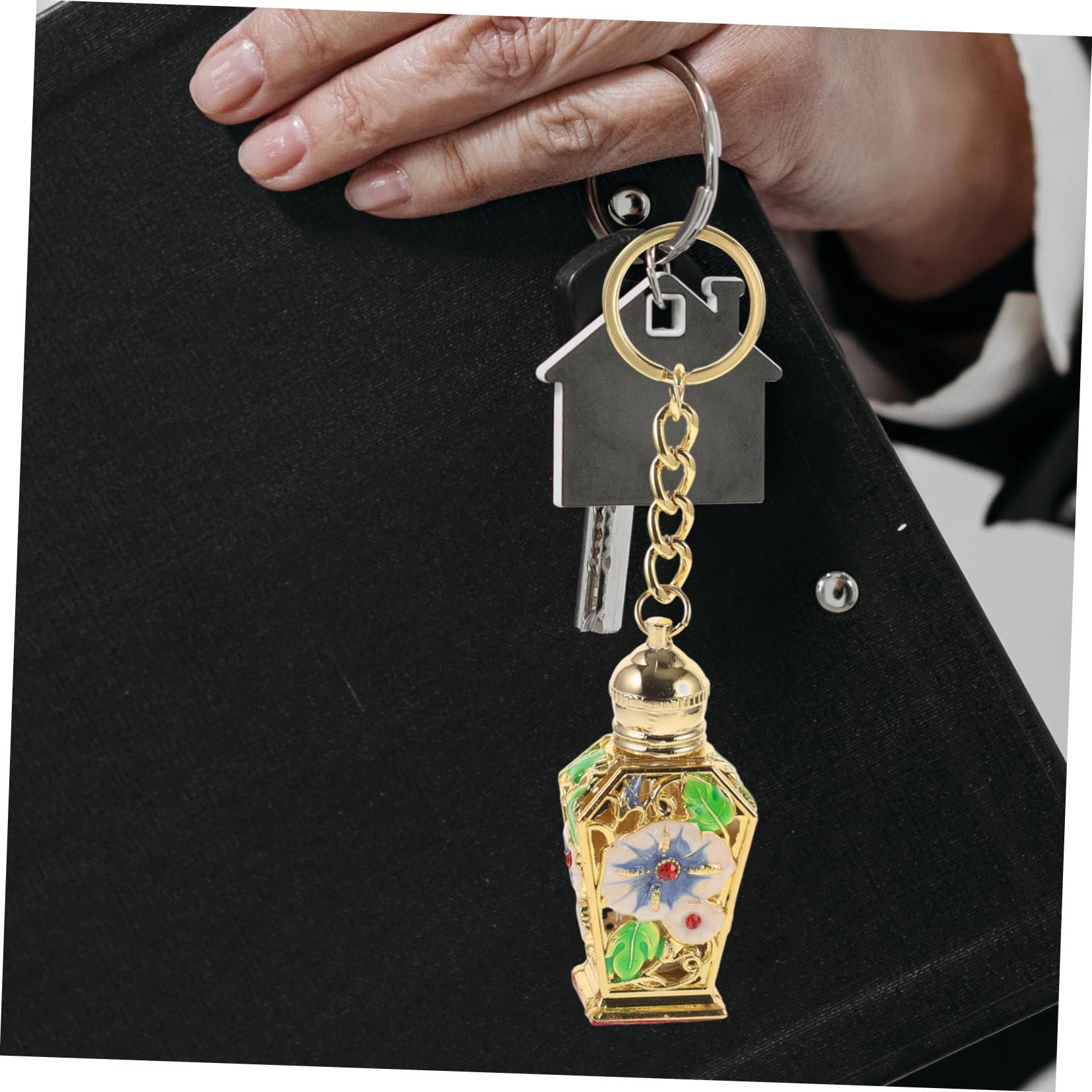 minkissy 5 Pièces Dubaï Bouteille De Parfum Bouteilles De Parfum Vides Mini Le De Le D'Huile Pots en Verre Décoratifs Le en Verre Petite Le Rechargeable