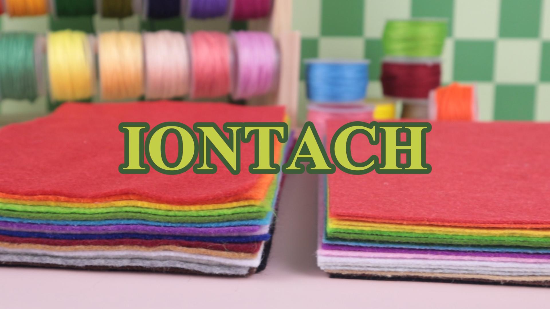 Image of IONTACH 36 inch X 36 inch Red Soft Felt Fabric 1.6mm Thick