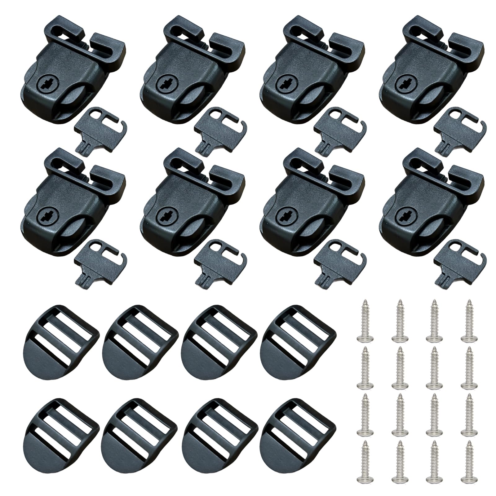 Kits de rechange haut de gamme : lot de 8 clips de protection jacuzzi de 35 mm