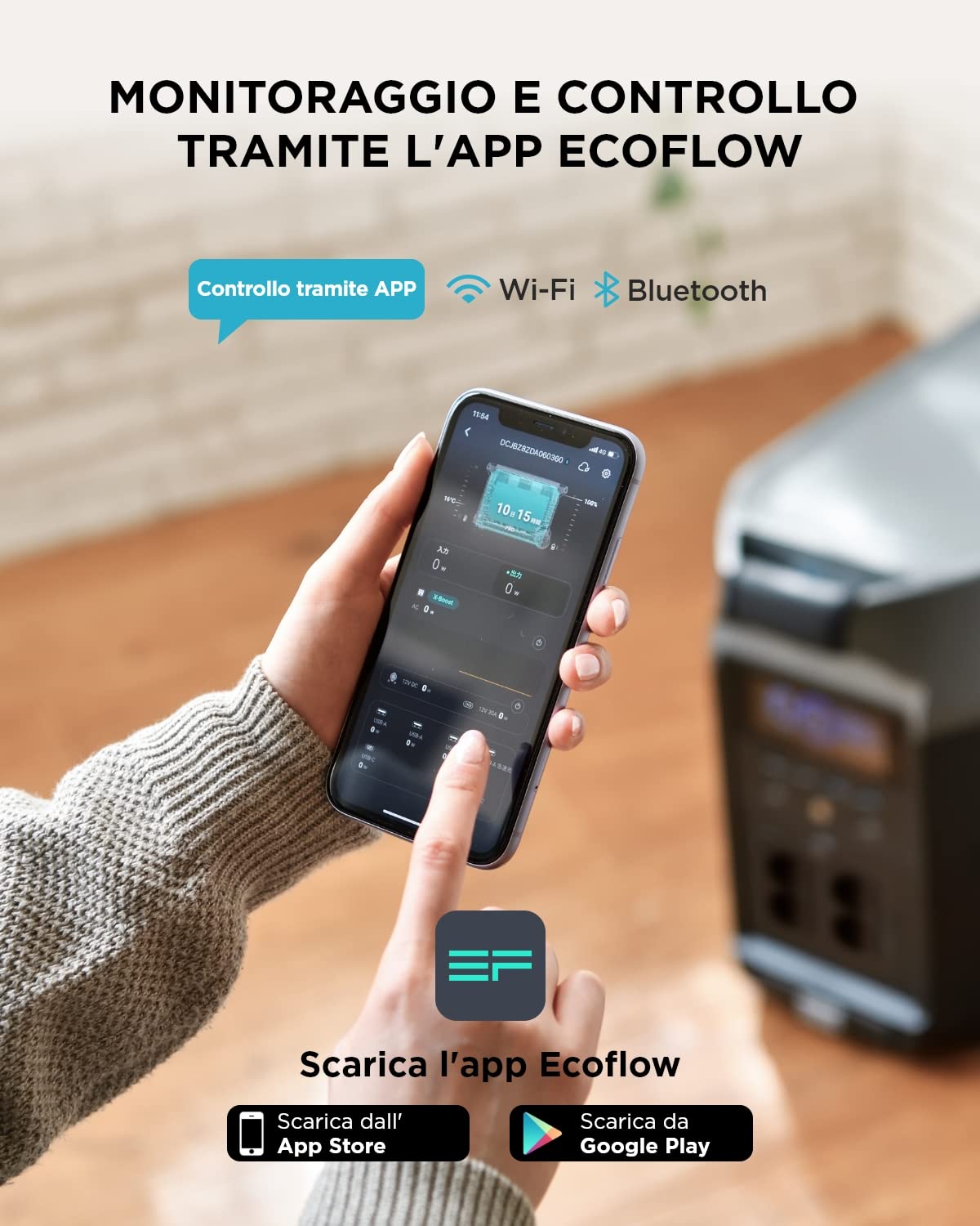 ECOFLOW DELTA Pro Generatore di Energia Portatile 3,6 kWh-25 kWh Ricondizionato