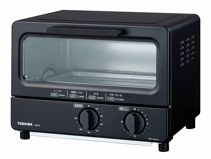 TOSHIBA HTR-R6 オーブントースター ブラック 楽天市場】東芝 HTR-W7(K) オーブントースター ブラック