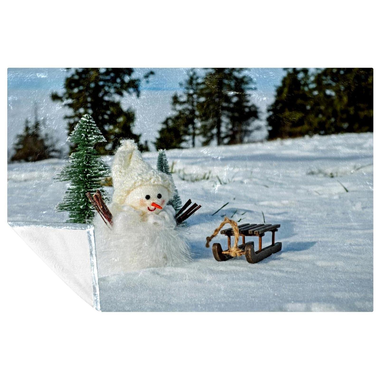 Couverture de Noël contre le froid : restez au chaud au lit ou en camping