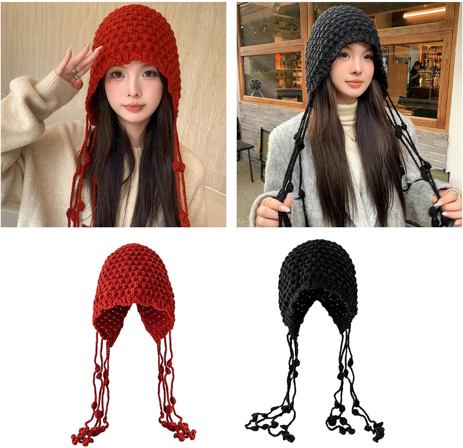 Sophisticated Unisex Hats Unique Weathered Stylish Hat Sweet Styles Girls Hat for Autumn Winter Warmth Fashionable Winter