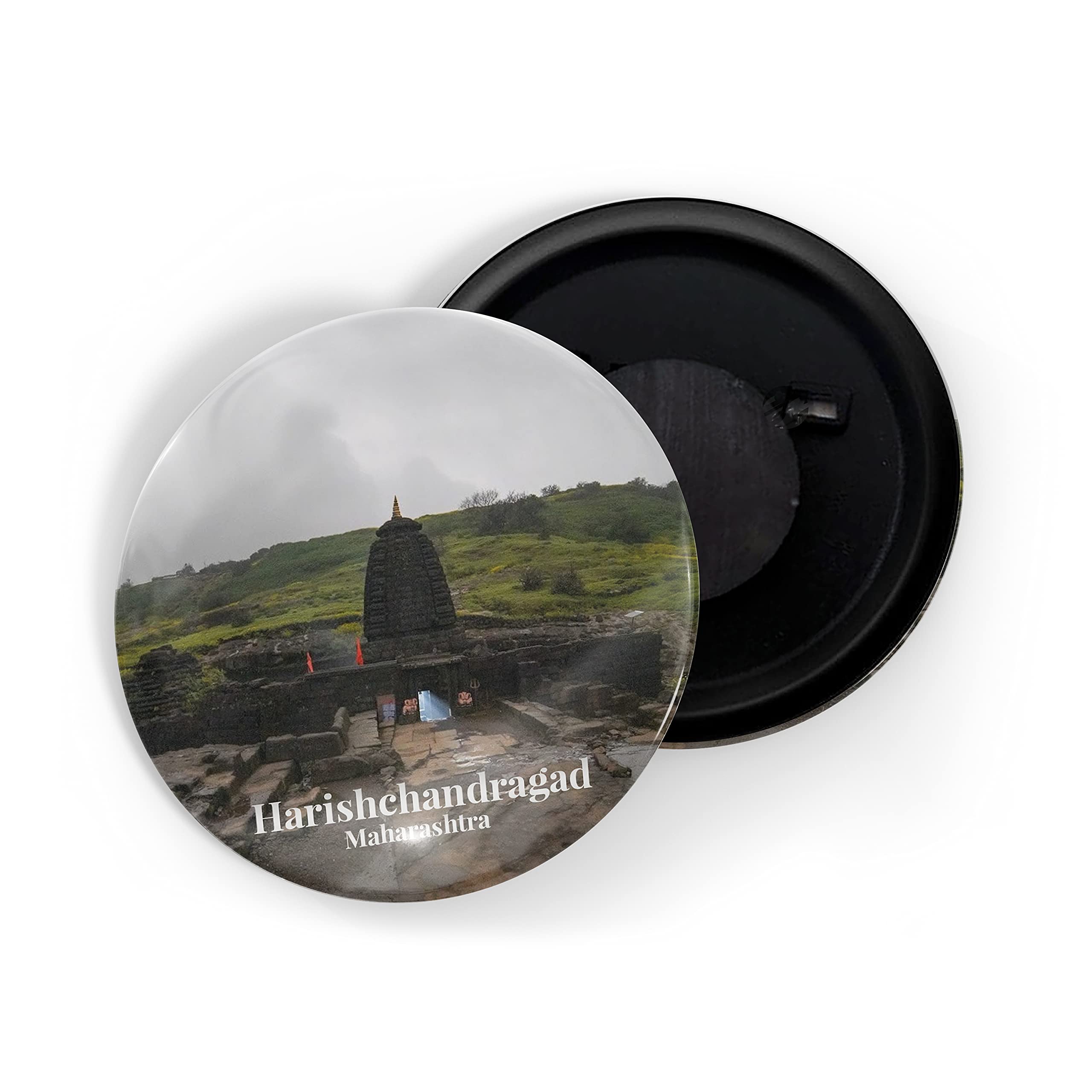dhcrafts Fridge Magnet Multicolour Maharashtra Harishchandragad D1 Glossy Finish Design Pack of 1-image-11