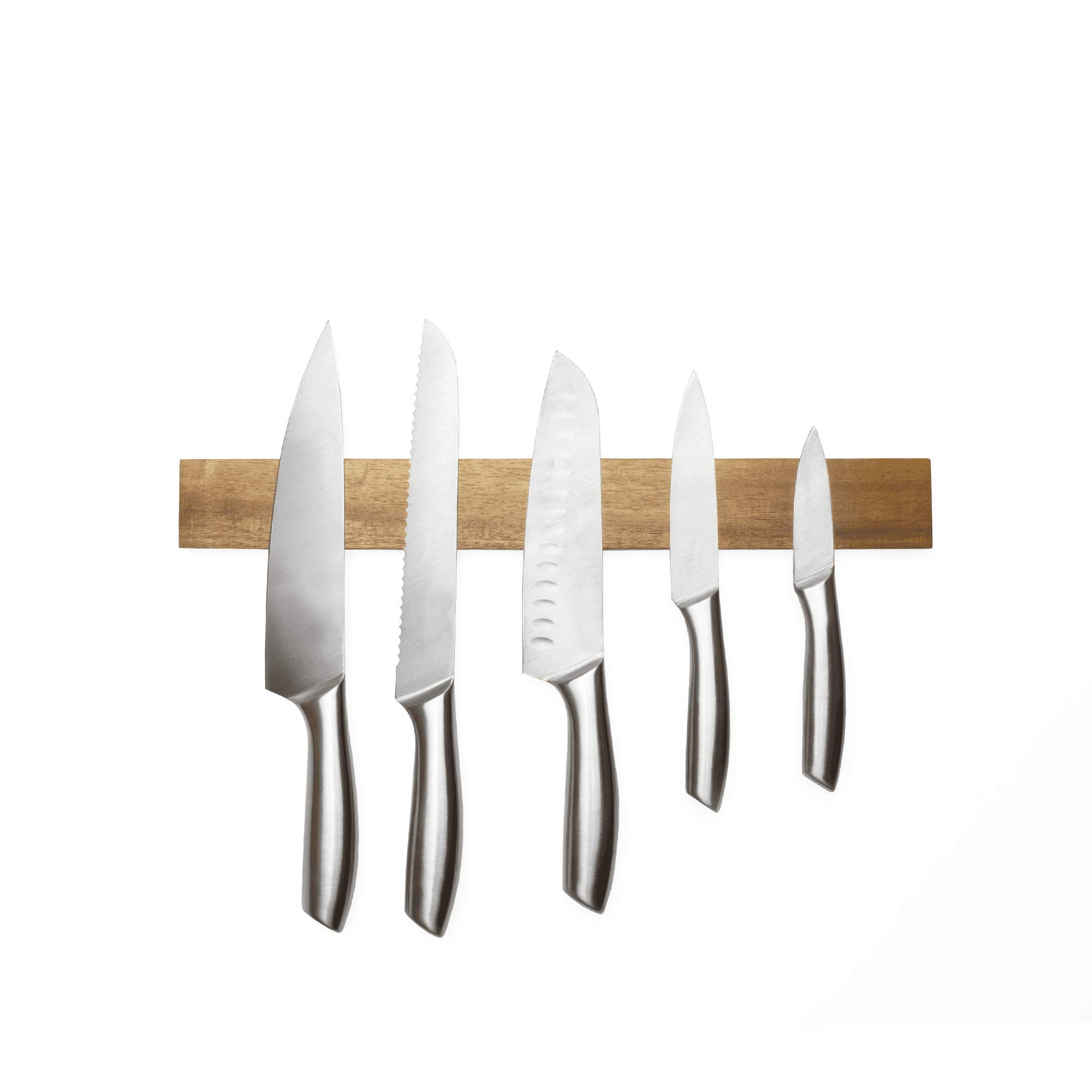Magnetmesser Rack Acacia Für Küche, Zuhause, Garage, Büro und Schuppen