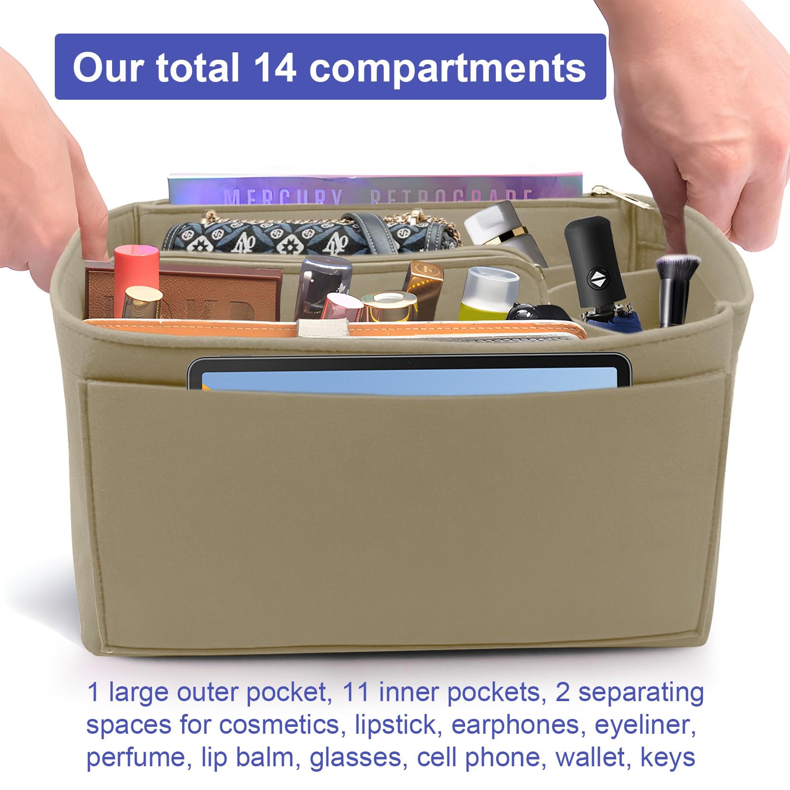 Organizer Borsa Donna Organizer Per Borse Donna In Feltro