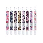 babygoal Flower Pacifier Clips, 8 Pack Binky Paci Holder Clips Fits for Most Pacifiers and Binkies 8PS51-B