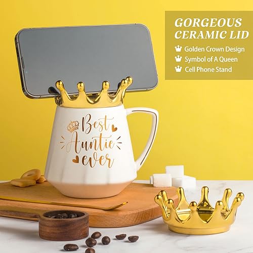 Miniatura 7 de Regalos para tía para tía, regalos para el día de la madre, para tía de sobrino, tía regalos para el día de la madre, regalos para la mejor tía del