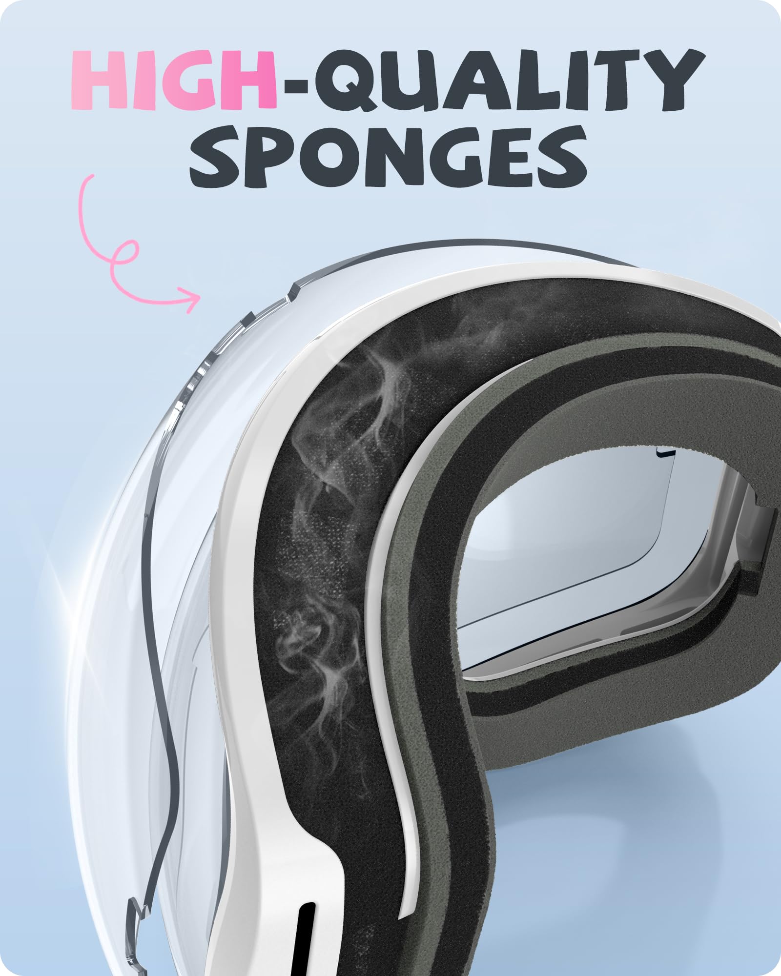 Lunettes de Ski Masques Snowboard qualité supérieure pour Enfant 3 à 14 Ans pour Garçons et Filles100% OTG Protection UV Anti-Buée Coupe-Vent Ski Masques Snowboard-double lentille