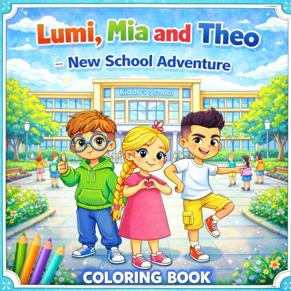 Lumi, Mia and Theo - New School Adventure