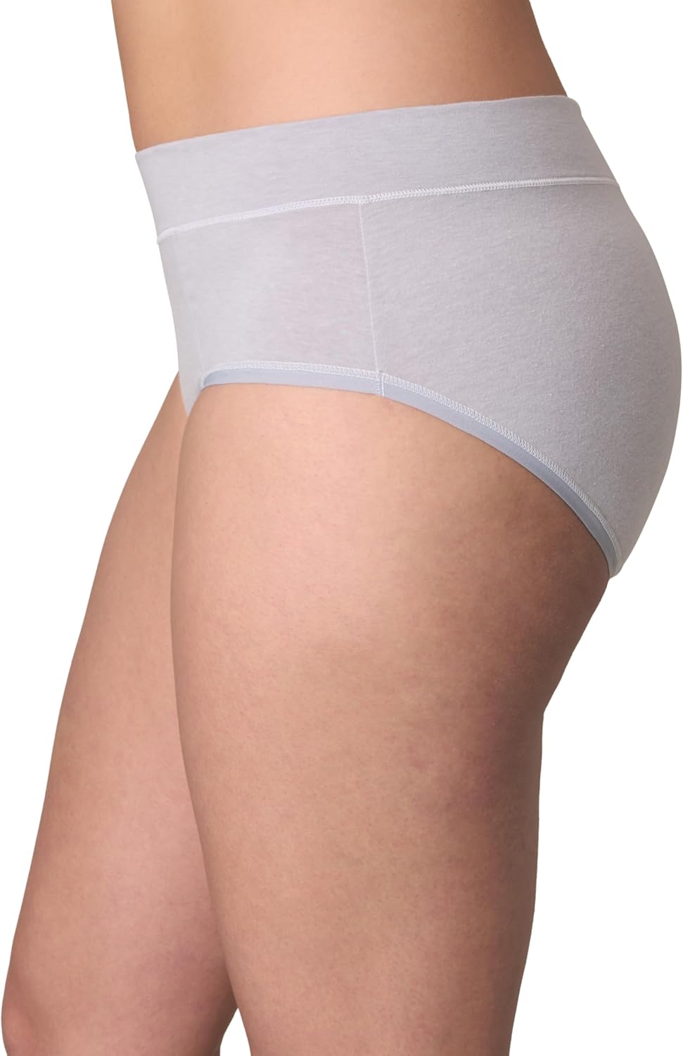 PLAYTEX Women's Tummy Control Underwear Hipster Pack, 3-Pack, Stretch Cotton, Plus Size Panties Avail., Moisture Wicking - Image 3