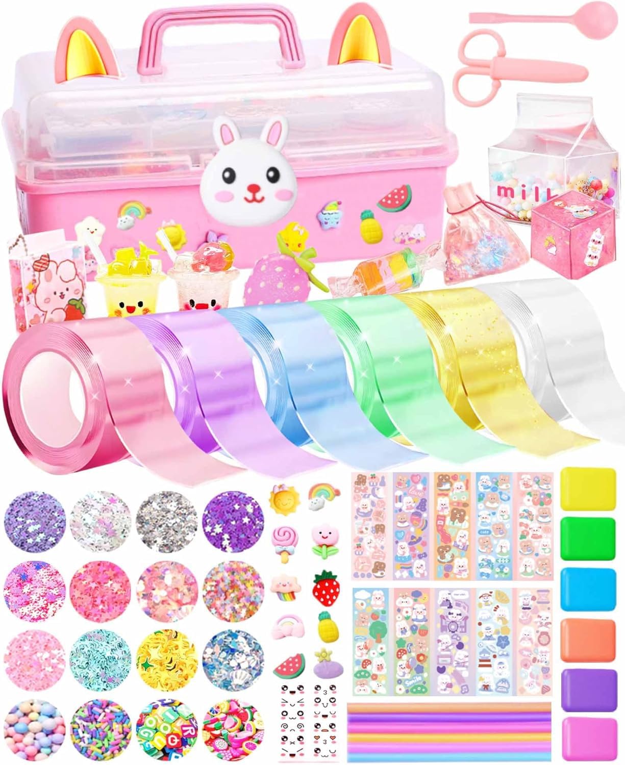 Amazon.com: ZiZa Cute Nano Tape Bubble Kit for Kids, DIY Squishy