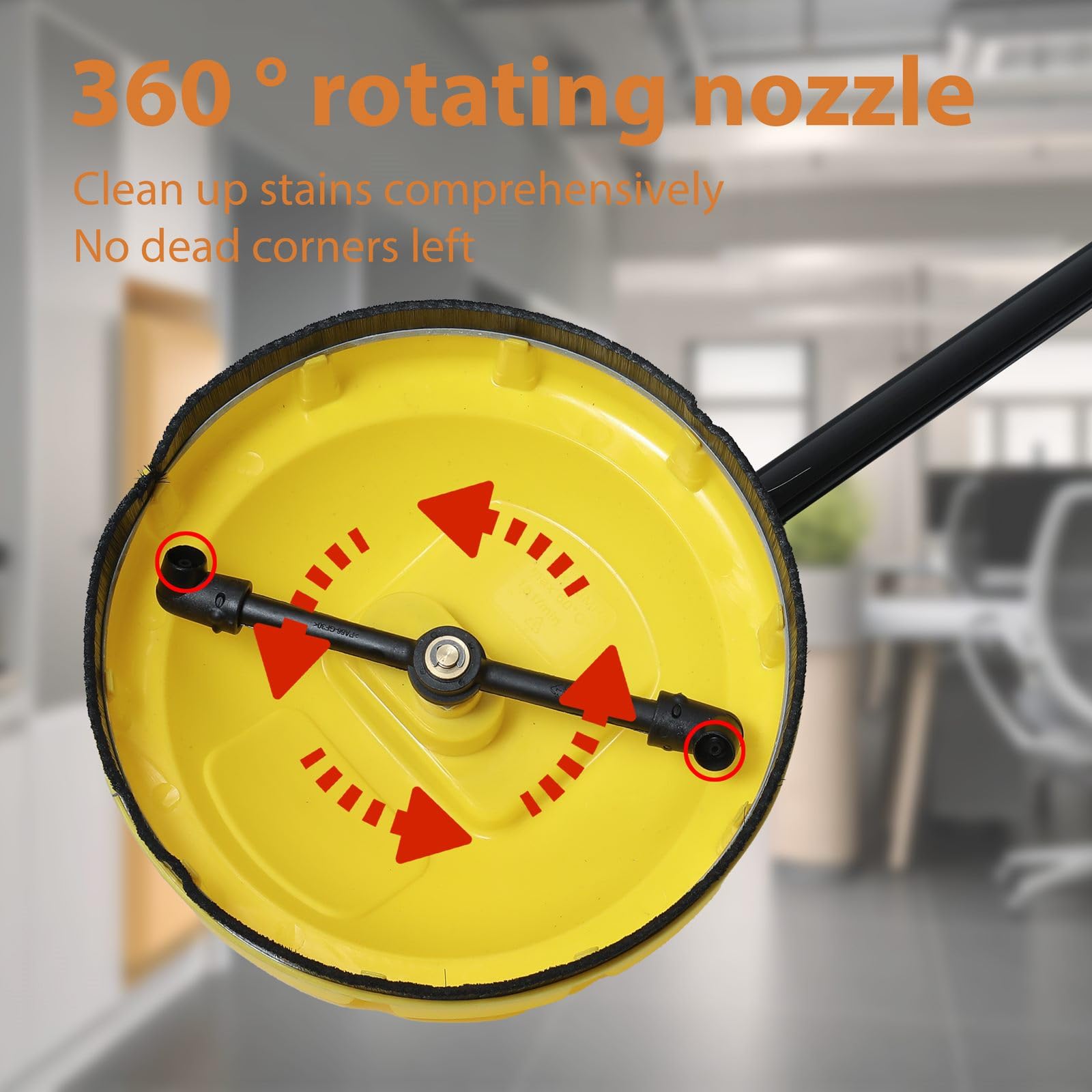 Roterende Borstel, Flexibele Borstel Voor Kärcher Hogedrukreiniger K1 K2 K3 K4 K5 K6 K7 Terrasreiniger Draaibare Platte Oppervlaktereiniger Drukreiniger Lange Handgreep B 1012753733