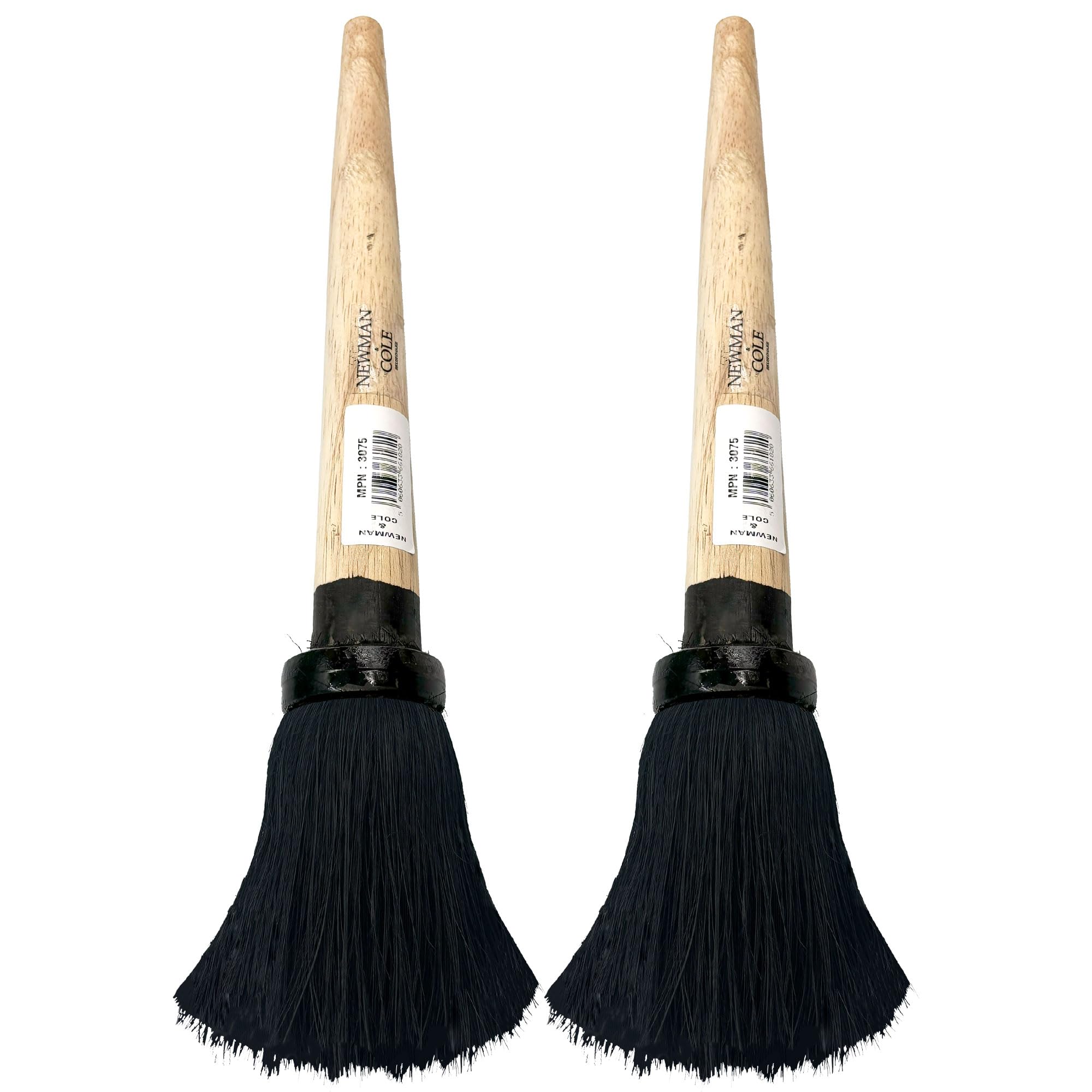 12 Inch Tar Paint Brush for Decking, Roofing, and Waterproofing – Ideal Paint Brushes for Applying Tar, Bitumen Paint and Resin Coatings on Roads, Sidings, Shed, Decking, and Roof Paint (PACK OF 2)