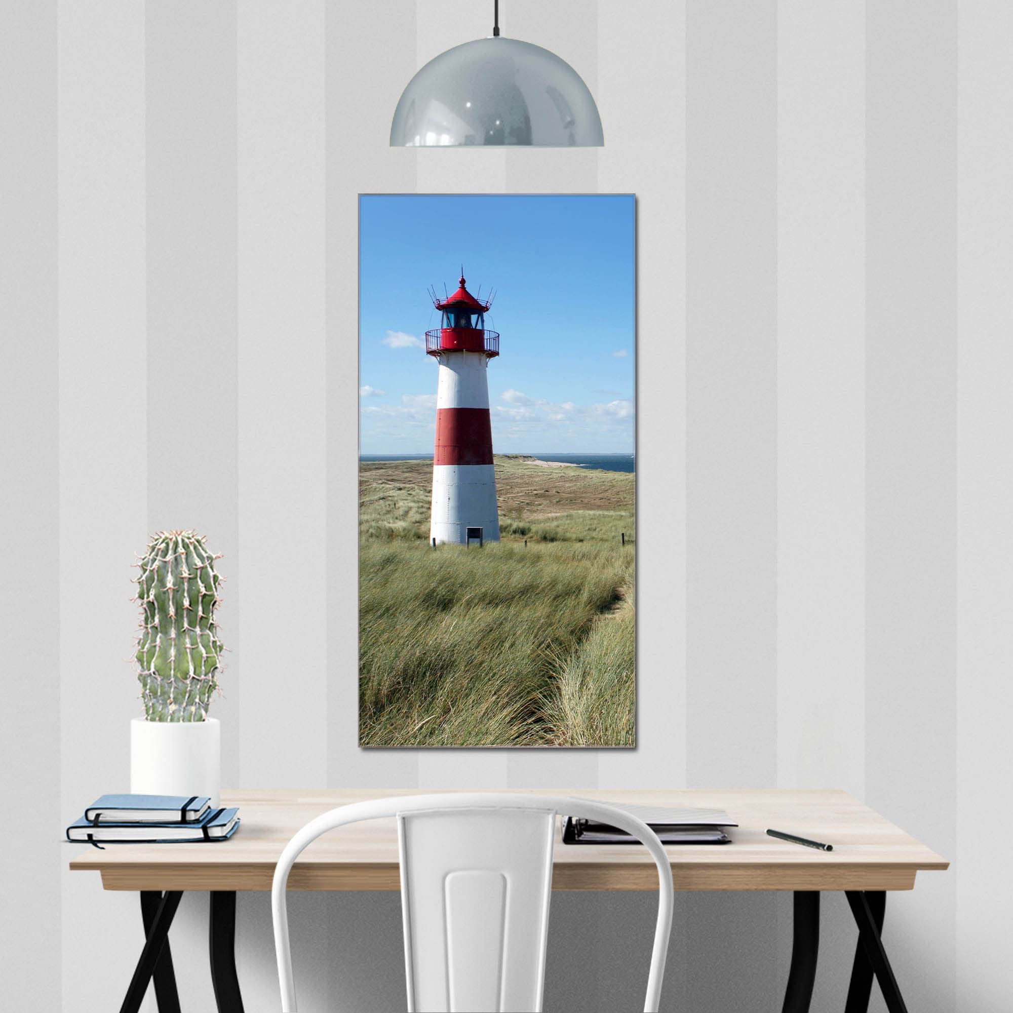 Banjado Glas Magnettafel (100 X 50cm) - Magnetwand Glas - Magnetpinnwand Als Memoboard - Pinnwand Magnettafel Küche, Büro, Kinderzimmer - Vier Jahreszeiten
