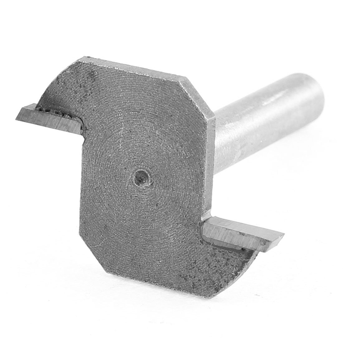 Aexit Straight drill hole Special tool 2 Flutes T Type Undercut Slot Router Bit Cutter 1/4
