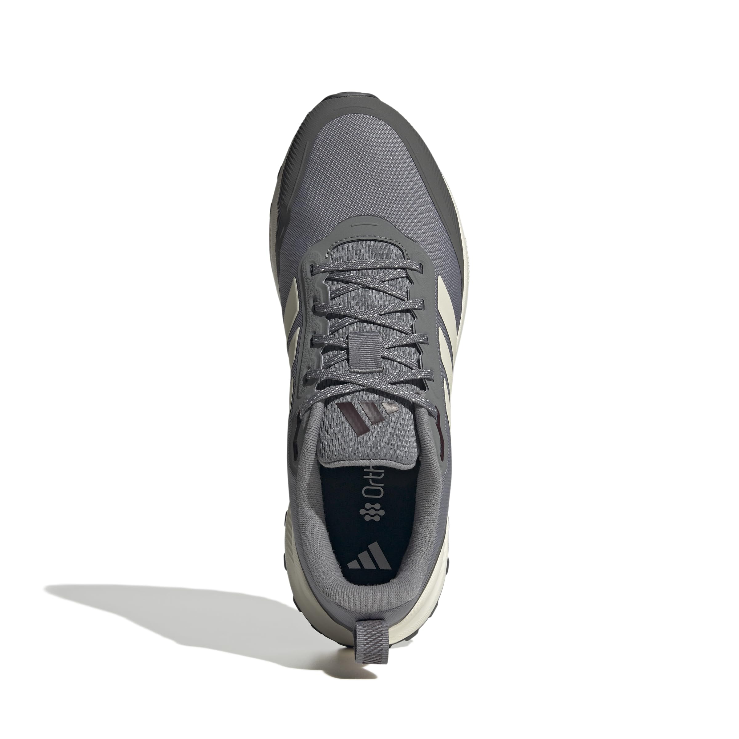 adidas Mężczyźni RUNFALCON 5 TR RUNNING SHOES, grey three/chalk white/grey four, 42 EU
