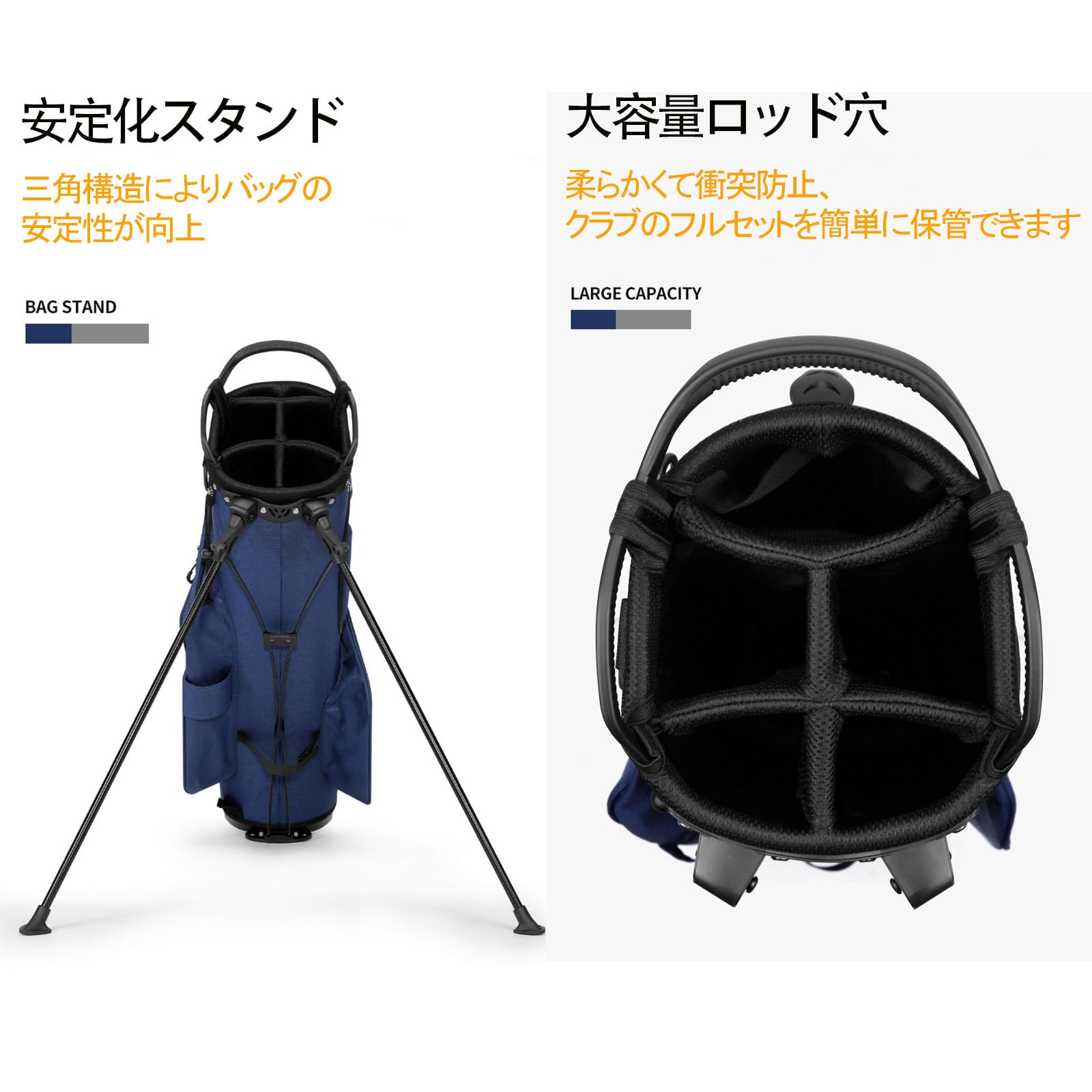 PXG ゴルフバッグ キャディバッグ クラブケース セルフスタンド 男女兼用 PXG ゴルフバッグ キャディバッグ クラブケース セルフスタンド