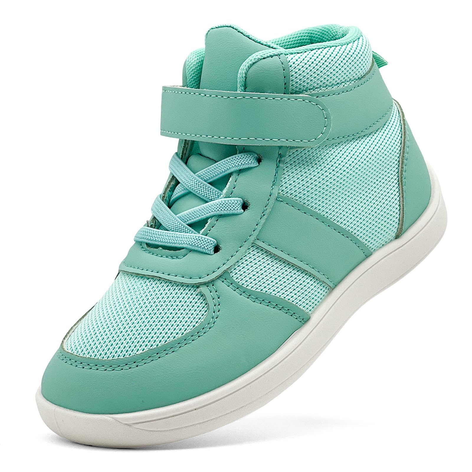 vinshoeci Zapatillas Barefoot Niños High-Top Minimalistas Barefoot Calzado Ancho Niñas Ligeras Transpirable Zapatos de Trekking Entrenamiento Sneakers