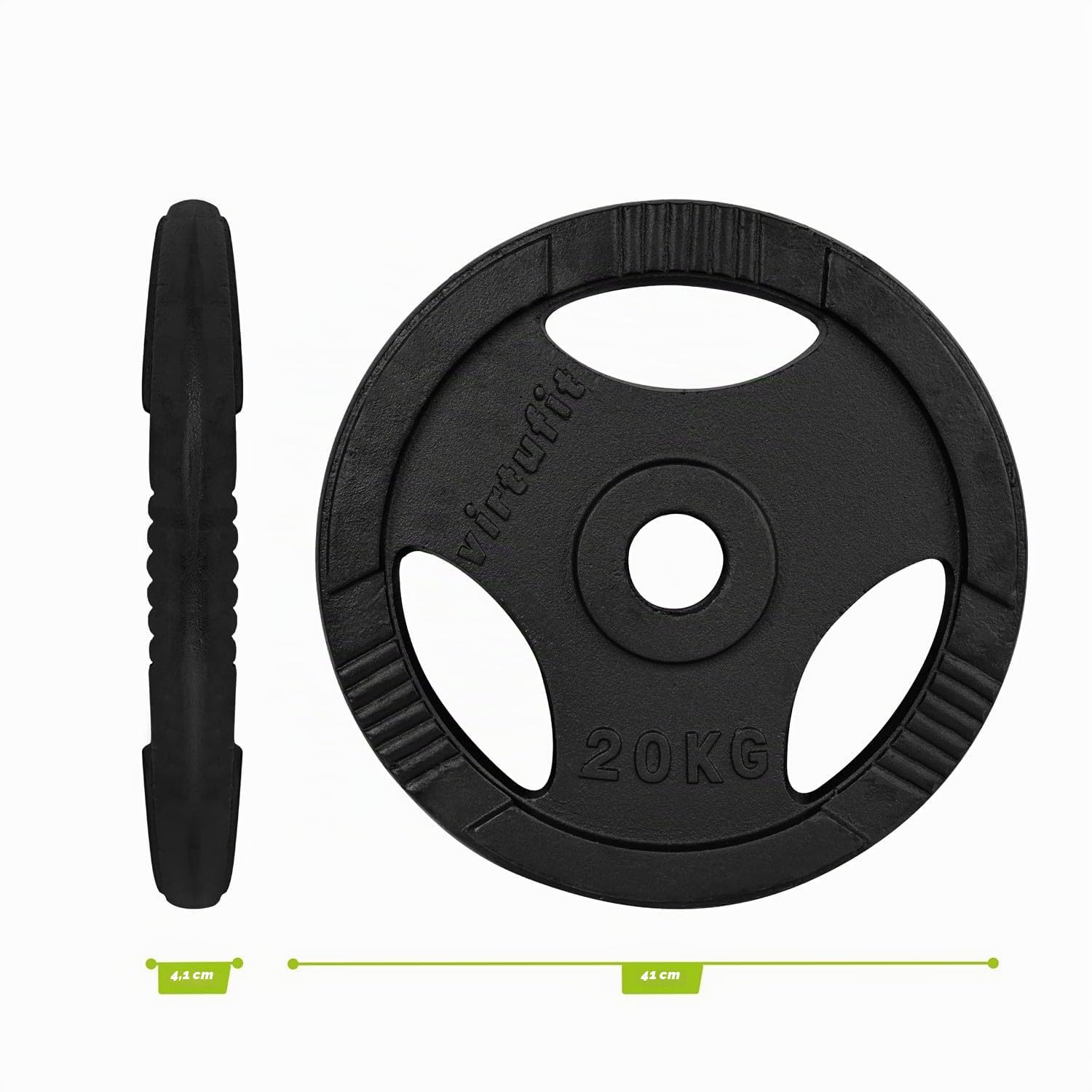 VirtuFit Dischi olimpici in ghisa – 20 kg