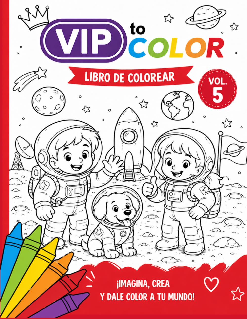 Libro para colorear VIP: Volumen 5 (VIP to COLOR – Colección de Libros para Colorear (Vol. 1–5))