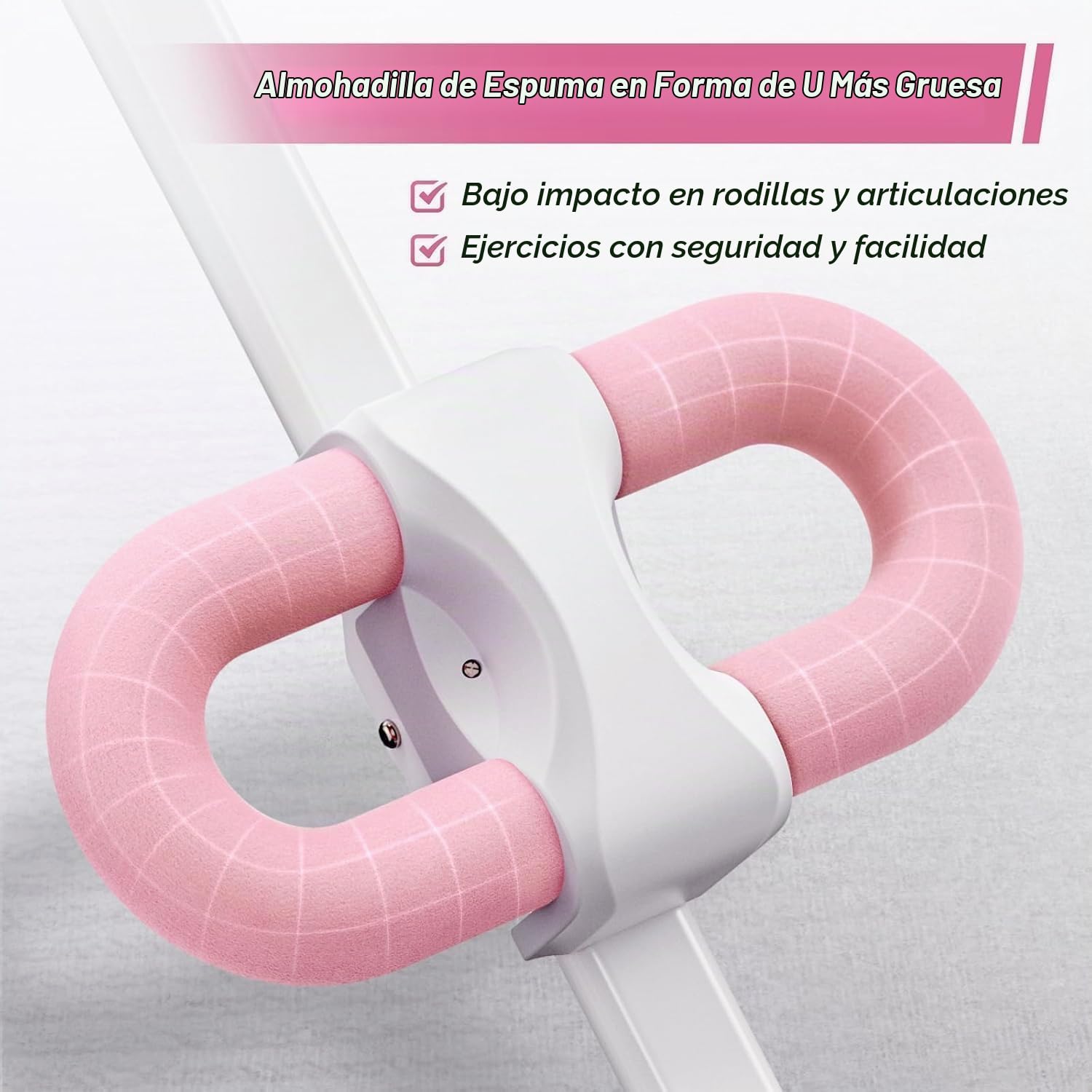 HoldOneLight Máquina Abdominal Ajustable, Equipo de Entrenamiento Abdominal para Casa con Protección de Rodillas, Máquina de Ejercicio Abdominales para Tonificar y Fortalecer el Core