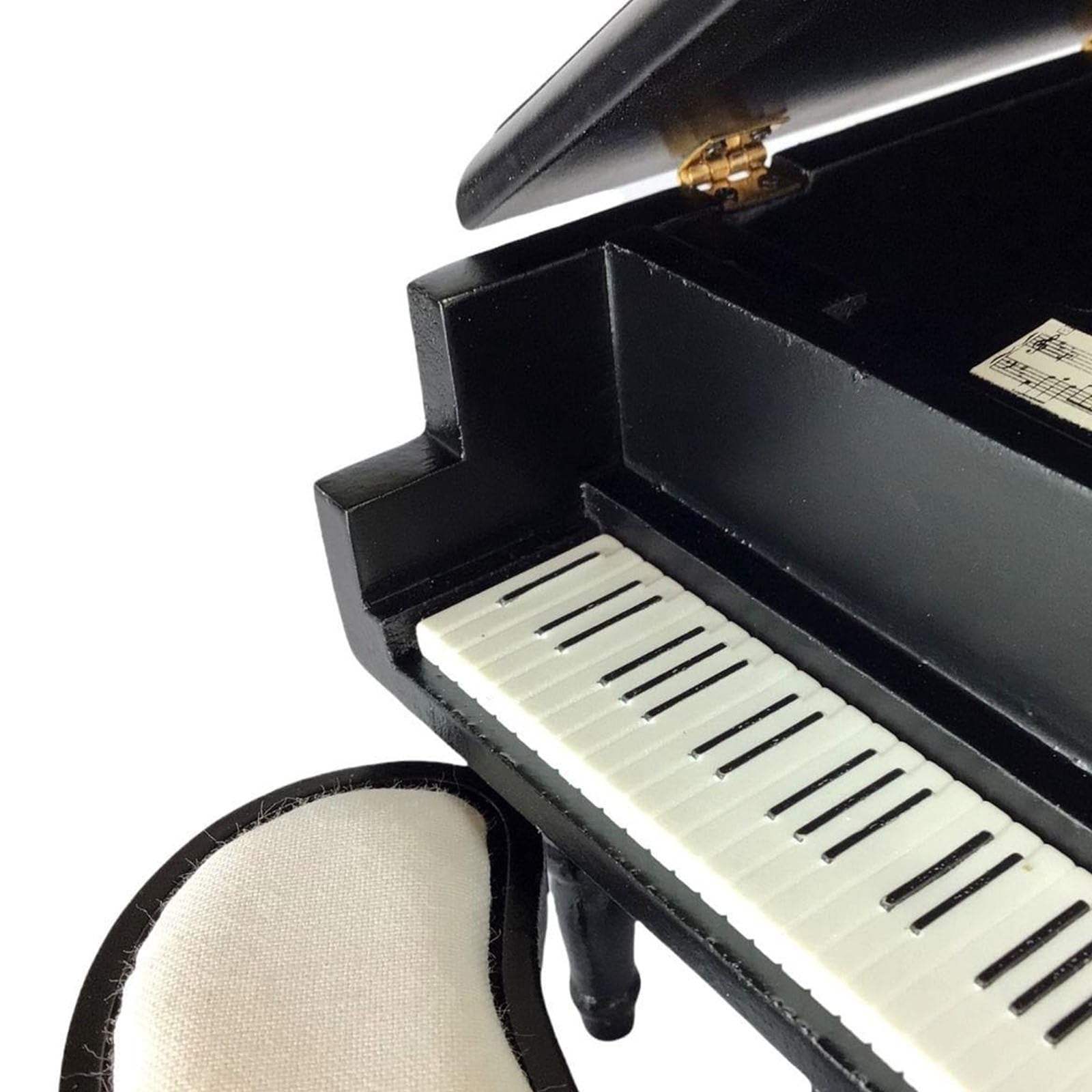 Instrumento de Piano Cómo Hacer Juego Para Niños Muebles De Ruedas Modelo Juguete 1:12 Piano Vintage Jugar Casas de Muñecas Artesanía Creativa