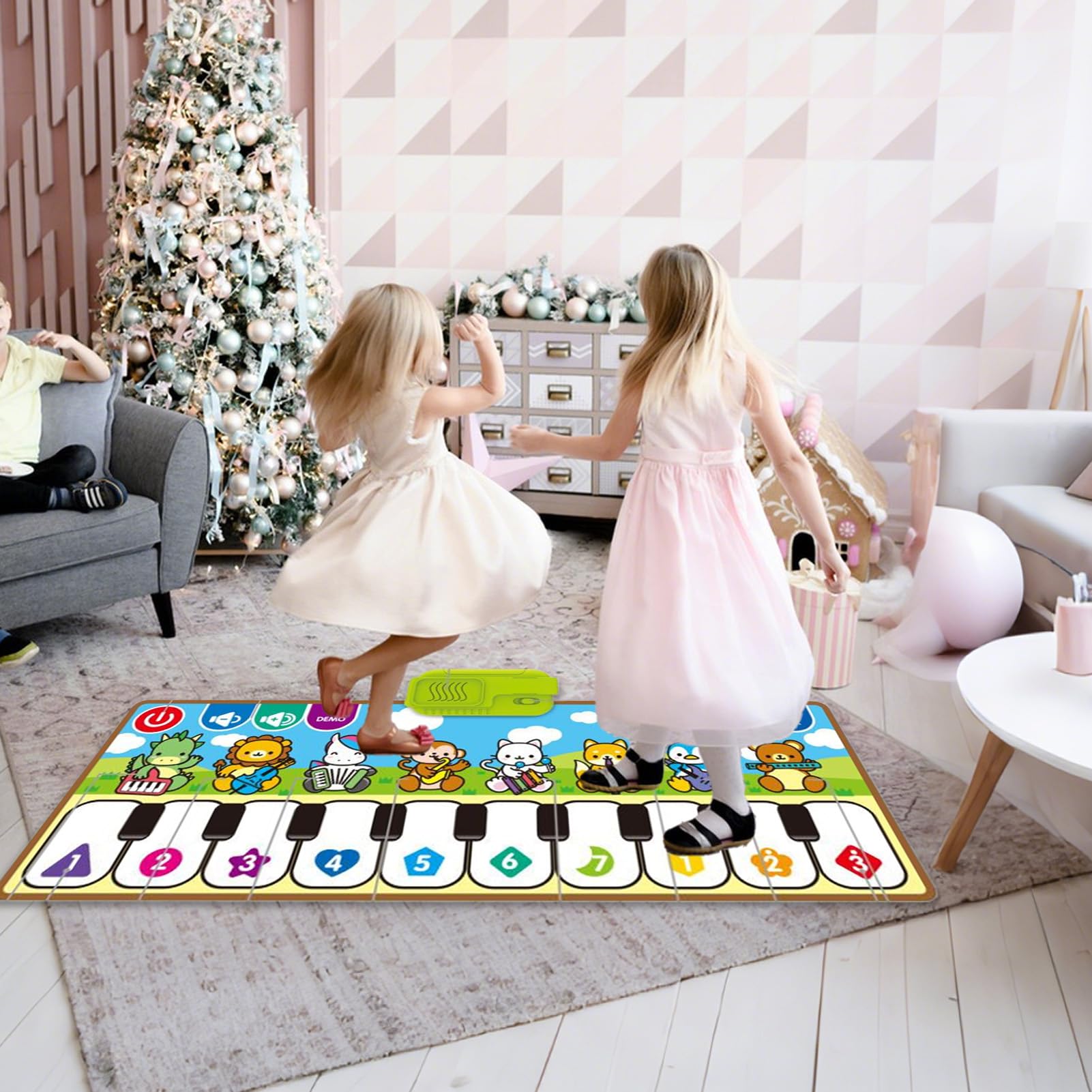 Tapete De Piano | Alfombra Infantil Electrónica - Sensorial con Baile Y Música para Niños