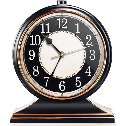 AYRELY® Vintage Silent Desk Clock