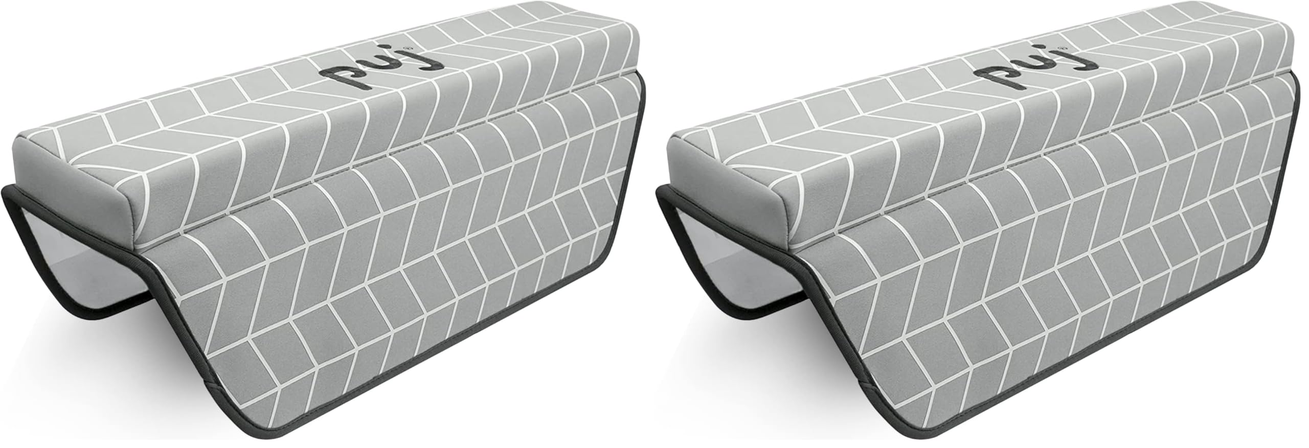 Puj Pad - Bathtub Arm Rest Grey (Pack of 2)