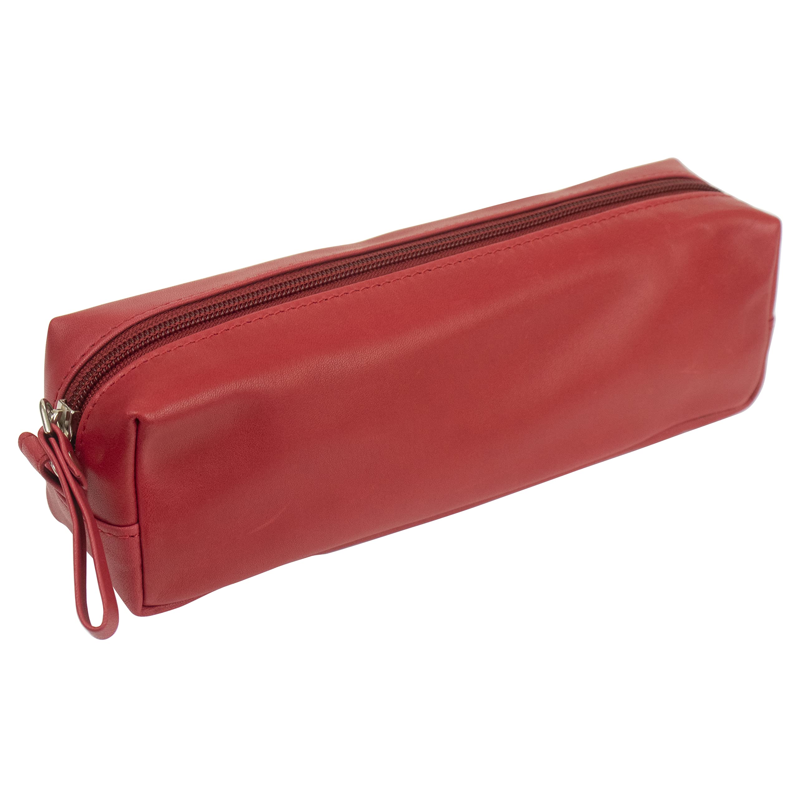 Spillbox Leather Solid 6 Cms Cosmetic Pouch (M_7459_Red) (B09K464R4T) Amazon Price History, Amazon Price Tracker