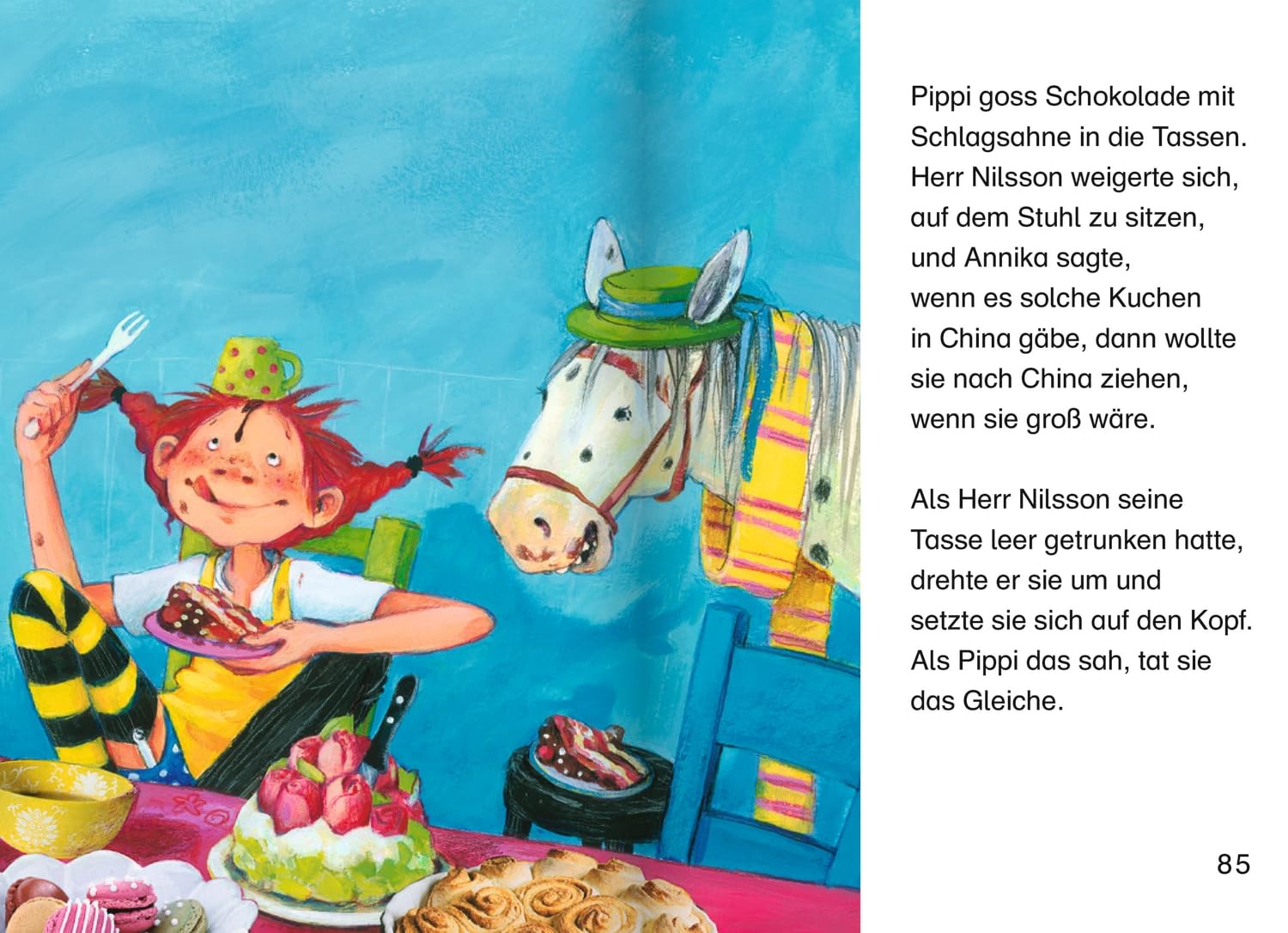 Pippi Langstrumpf. Kunterbunte Geschichten: Extra dicker Sammelband für Leseanfänger ab 7 Jahren mit drei lustigen Pippi Langstrumpf-Abenteuern