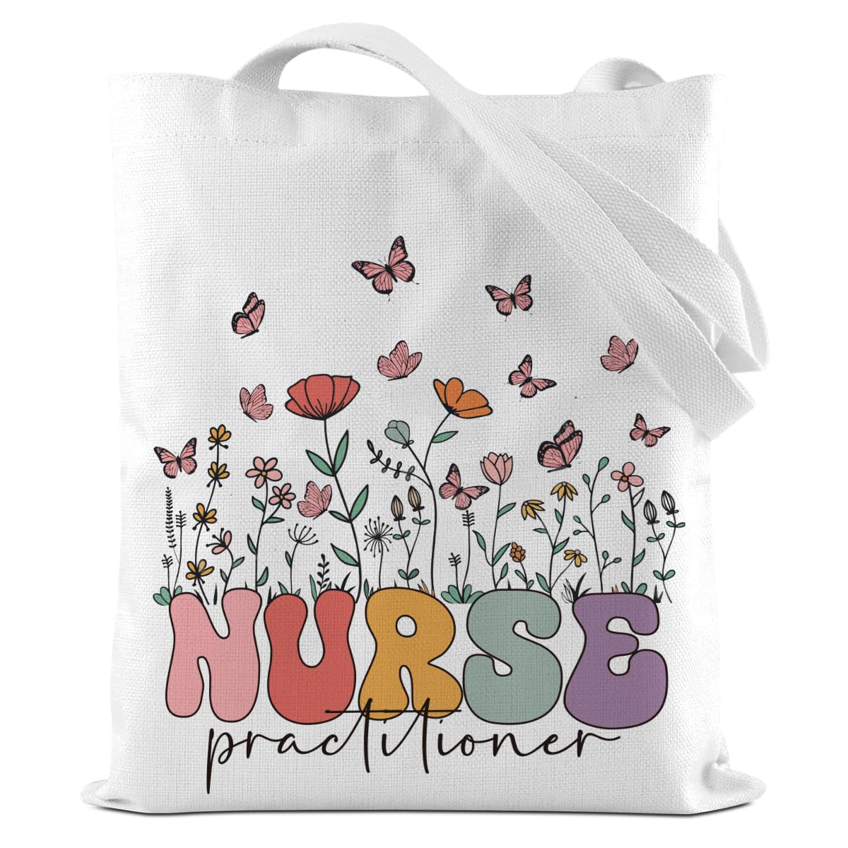 CFGBFDGH Turtle Gifts Shark Gifts Tote Bag, Hedgehog Horse Gifts for Women Girls, Animals Reusable Grocery Bag Shopping Bag