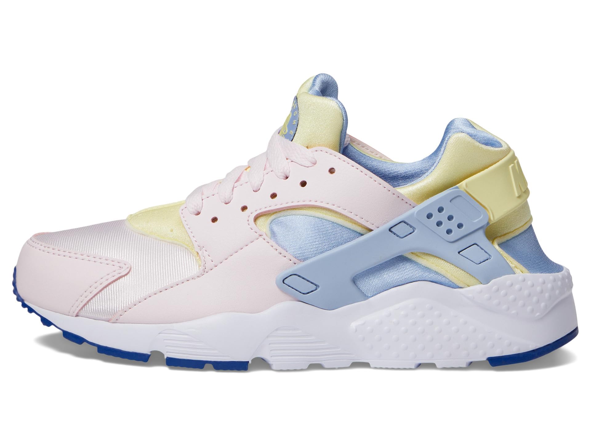 Nike Boy's Huarache Run (Big Kid) Pearl Pink/Cobalt Bliss/Citron Tint 5.5 Big Kid M