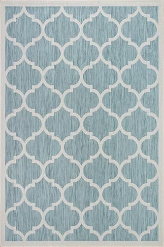 Miniatura 2 de Adiva Rugs Alfombra de área para interiores y exteriores, resistente a la intemperie, fácil de limpiar, resistente a las manchas para comedor, patio