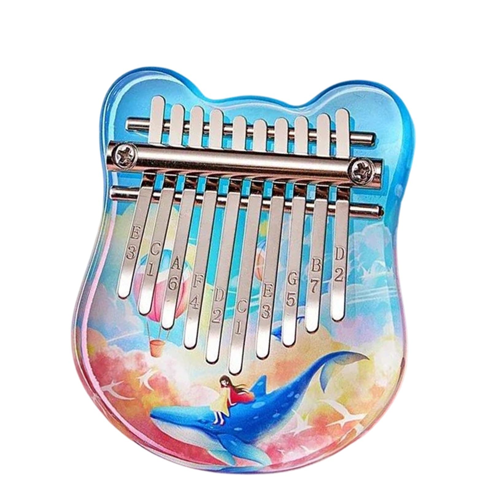 Solidna Kalimba Mini Kalimba Akrylowa