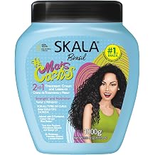 SKALA Mais Cachos Hair Type 3ABC - Eliminate Anti Frizz, For Curly Hair -2 in 1 Conditioning Treatment Cream and Cream To Comb 100% VEGAN 35.2 Oz (1 Pack)