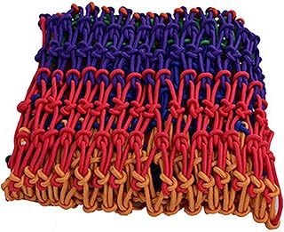 Rope Net Protection Safety Net Color Safety Nets, Outdoor Protection, Home Decoration, Staircase Fence Protection Nets, Horizontal Pocket Nets, Construction Nets, Hand-Woven Nets(Size:1x1m)