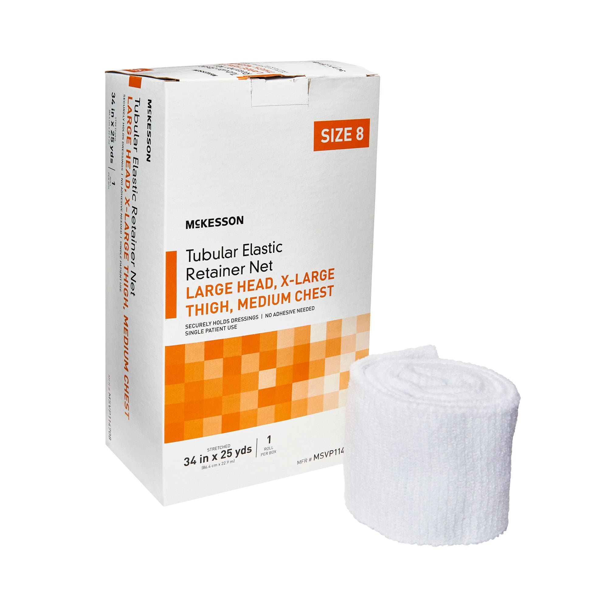 McKesson Tubular Elastic Retainer Net Dressing, Large, 34 in x 25 yd, 1 ct