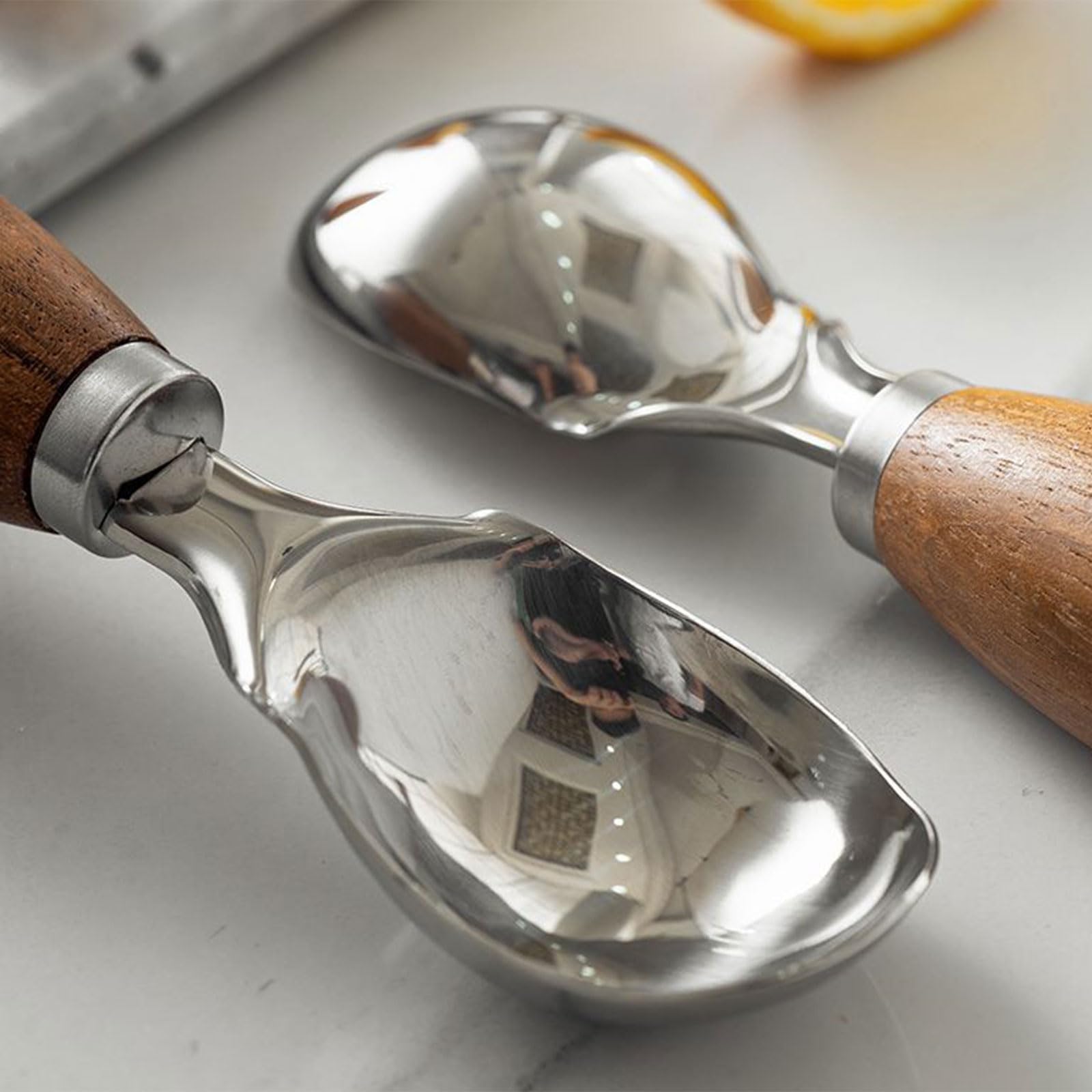 5 Palette In Legno Per Caffè E Condimenti | Cucchiai Corti In Legno Naturale Per Gelato, Miele E Salsa | Paletta Ovale Fai-da-te Per Cucina E Ristorante | Lunghezza 9 Cm