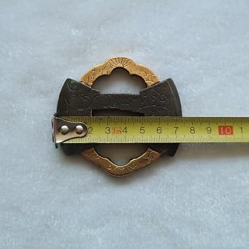 Japanese sword (SEPPA-HABAKI-ITO) gold-plating Copper 28-36 Menuki Fuchi-Kashira Tsuba